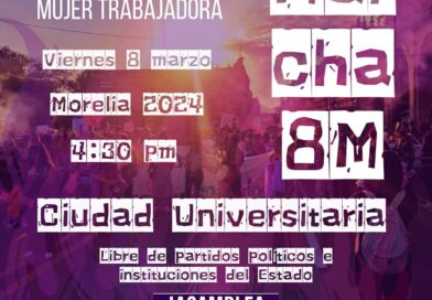 Marcha del 8 de Marzo en Morelia: Sale desde Ciudad Universitaria